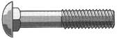 Black Oxide Carriage Bolts