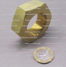 1 1/4-7 Brass Hex Nuts